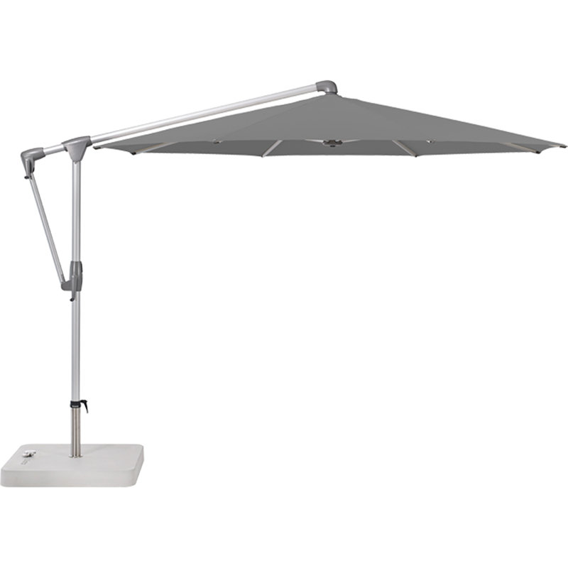 Floyd Cantilever Parasol, Grey, 260cm H x 300cm W x 300cm D