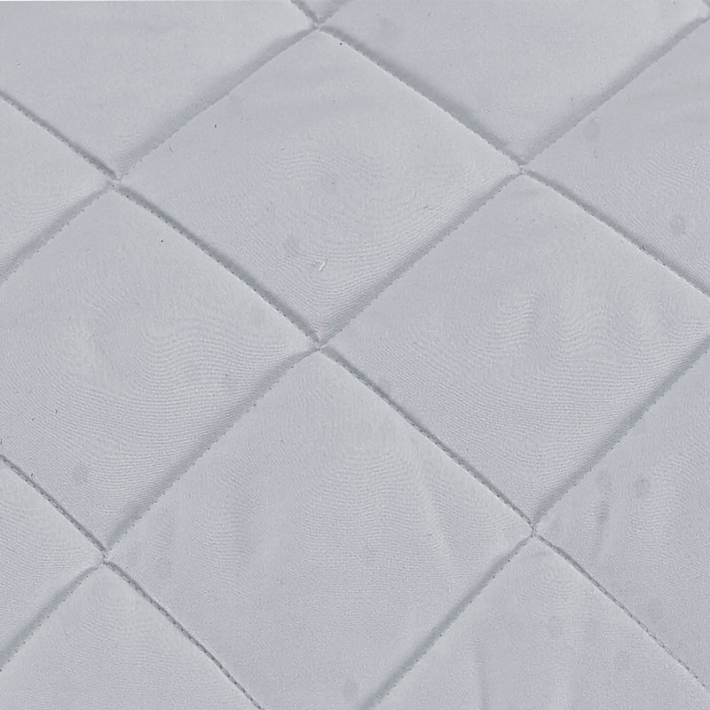 Cimarr No Pattern Bedspread, W250 x L250cm, Silver
