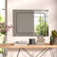 Miroir mural v-rainure