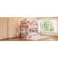 Lit double avec tiroirs de rangement, style maison en bois MDF, chambre rose moderne-42620668
