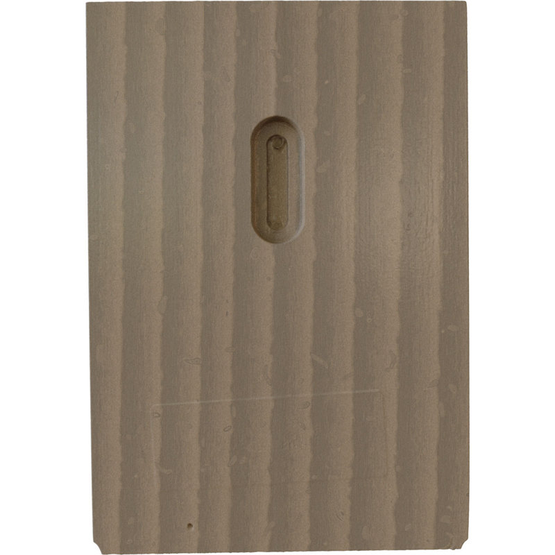 Support Bedford, Noyer, 5,25 po X P 5 po X P 7,5 po H