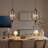 Kaylaa 4 - Light Geometric Chandelier