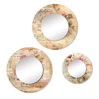 Elexus Metal Round Mirror