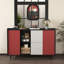 Buffet moderne avec buffet, porte, 2 tiroirs et 2 rangements ouverts-2100460180-2089164833