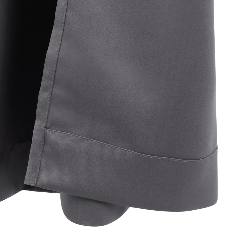 Abigail Curtain Single Panel, Dark Grey, 132 W x 213 D cm