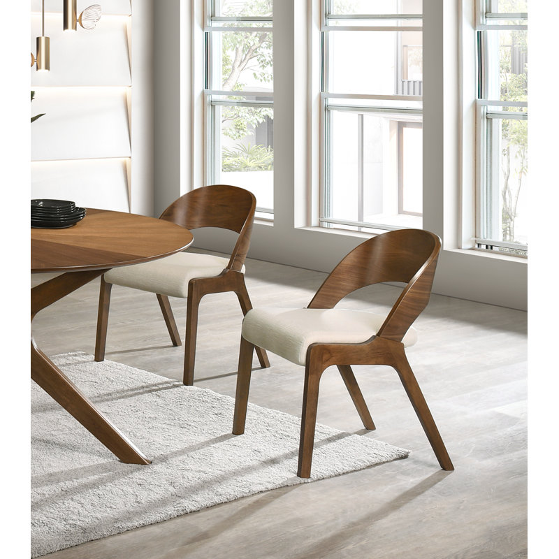 Woodson Upholstered Side Chair, Beige