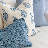 Crochet Blue Lumbar Cushion 35 X 53Cm