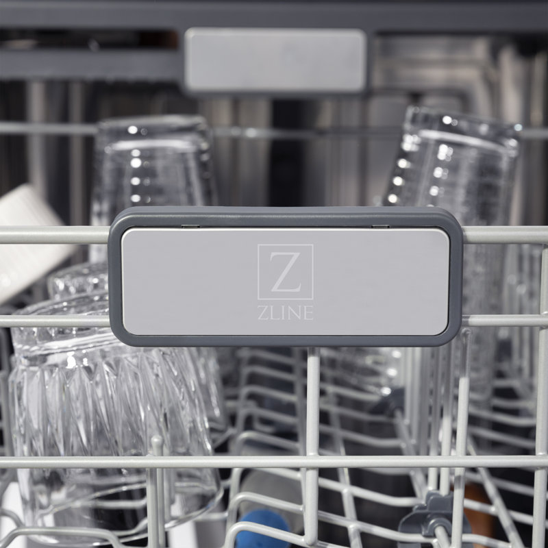 ZLINE Autograph Edition 24" Touch Control Tall Tub Dishwasher in Fingerprint Resistant Stainless Steel, Bronze