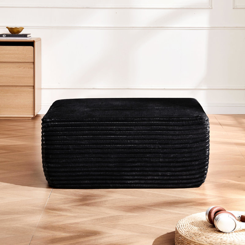 Pratique et élégant noir - décontracté, avec mousse et ressort en tissu, valeur de qualité, Black
