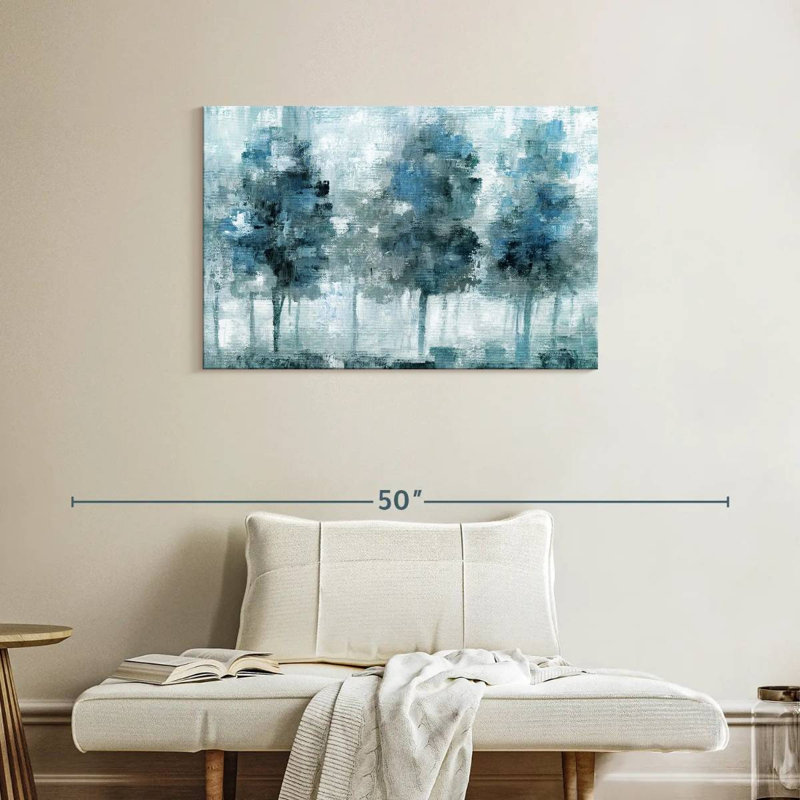 Avery Shady Blue Forest, 24" H x 36" W