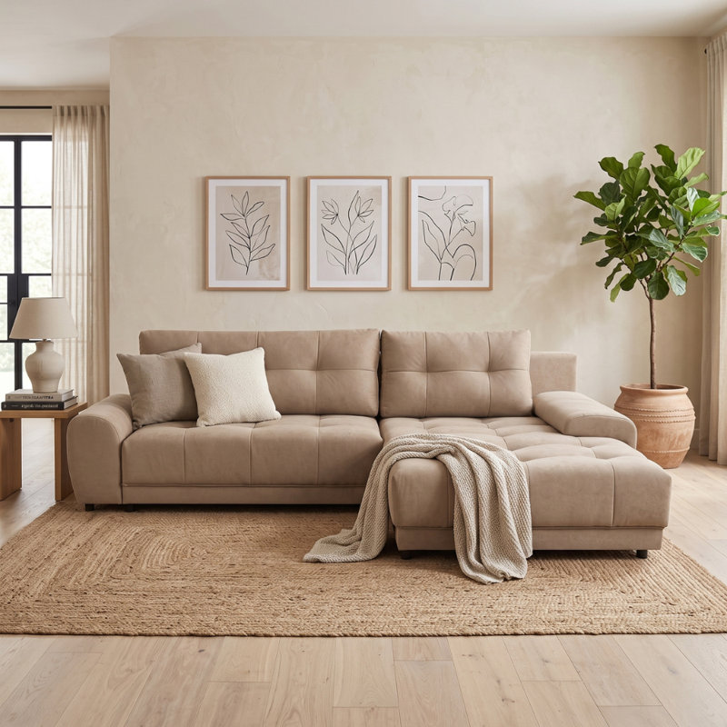 Sabria 3 Seater Sofa Bed, Right Hand Facing
