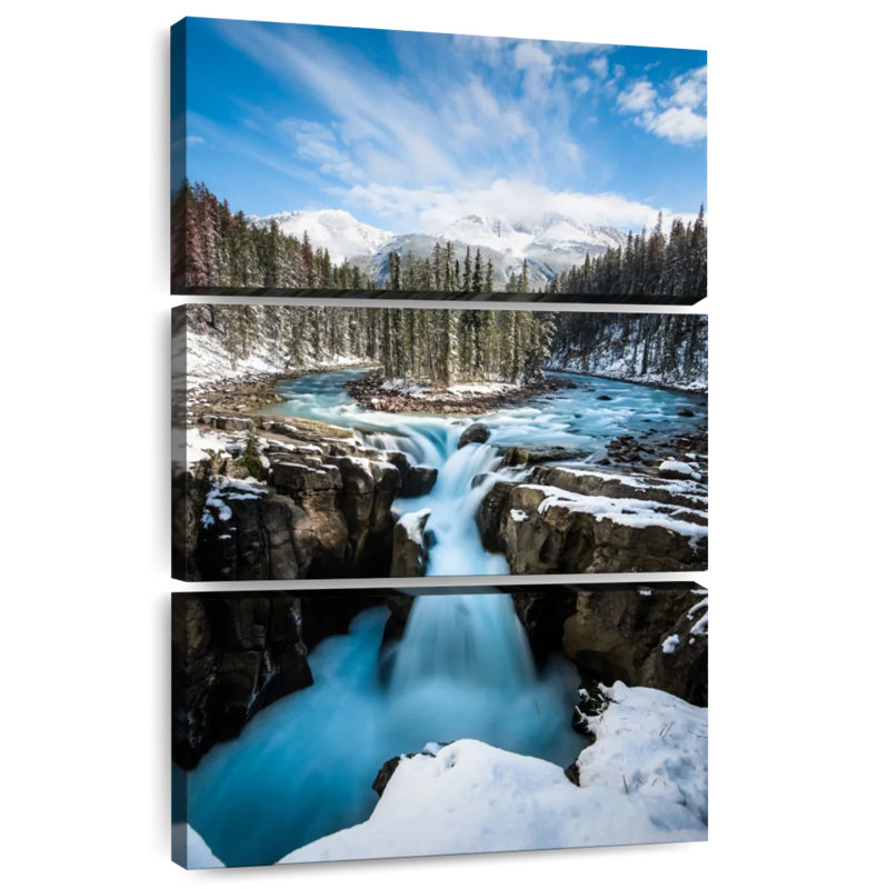 Alvord Frosty Waterfall, 65" H x 42" W