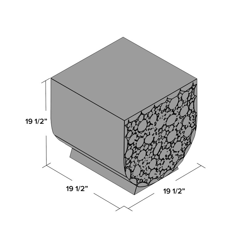 Jelle Solid Wood End Table