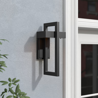 Giddens Integrated LED Frosted Glass Outdoor Flush Mount