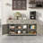 57.9" Sideboard With 3 Drawers, Adjustable Shelf-1620589362