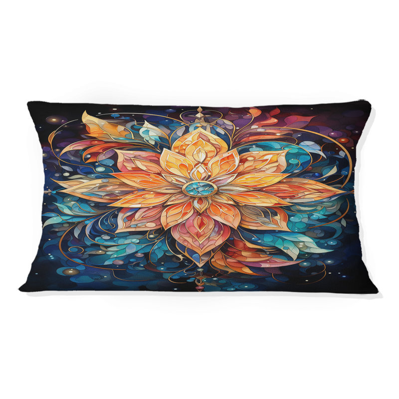 Coussin Spiral Kaleidoscope III - Abstract Spirals
