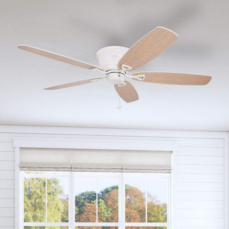 Ventilateur de plafond 52 po avec chaînette Glen Alden, Blanc