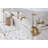 Ellie 33" Tall Stone Oval Console Bathroom Vanity with Faucet and Overflow-1657082397