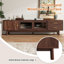 Meuble télé et meuble télé avec rangement, 70 po Modern Home Console