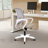 Nectara Space-Saving Ergonomic Home Office Chair with Mesh Back and Armrests-108053326
