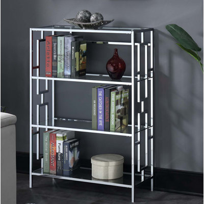 Sapienza 32" W Metal Etagere Bookcase by House of Hampton