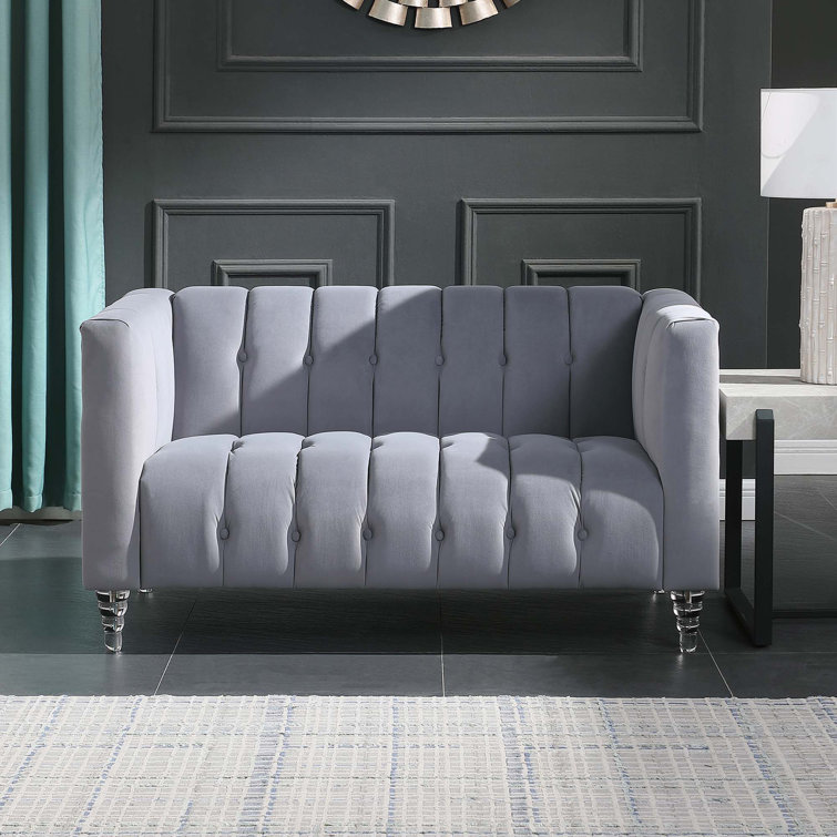 Furniture Ambassador Berton Grey Fabric Sofa Prices and Specs in