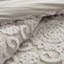 Housse de couette en coton taupe double / grand avec décoration en chenille captivante 100% envoûtante-130164545-130164544