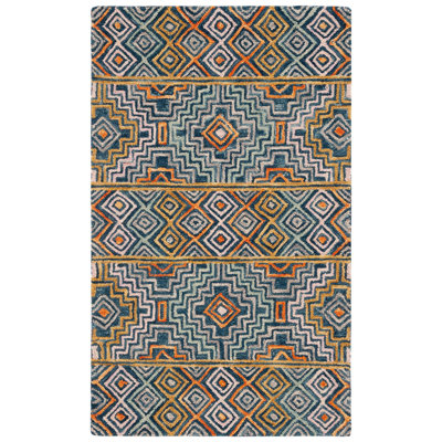 Deyoung Hand Tufted Cotton Geometric Rug