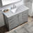 48 In. Carrara Marble Backsplash