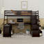 Lit mezzanine avec 7 tiroirs, 2 tablettes et un bureau-908904766-908904753