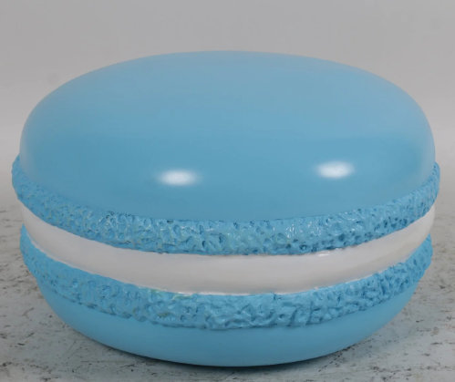 Statue Abagael Macaroon surdimensionnée, Bleu