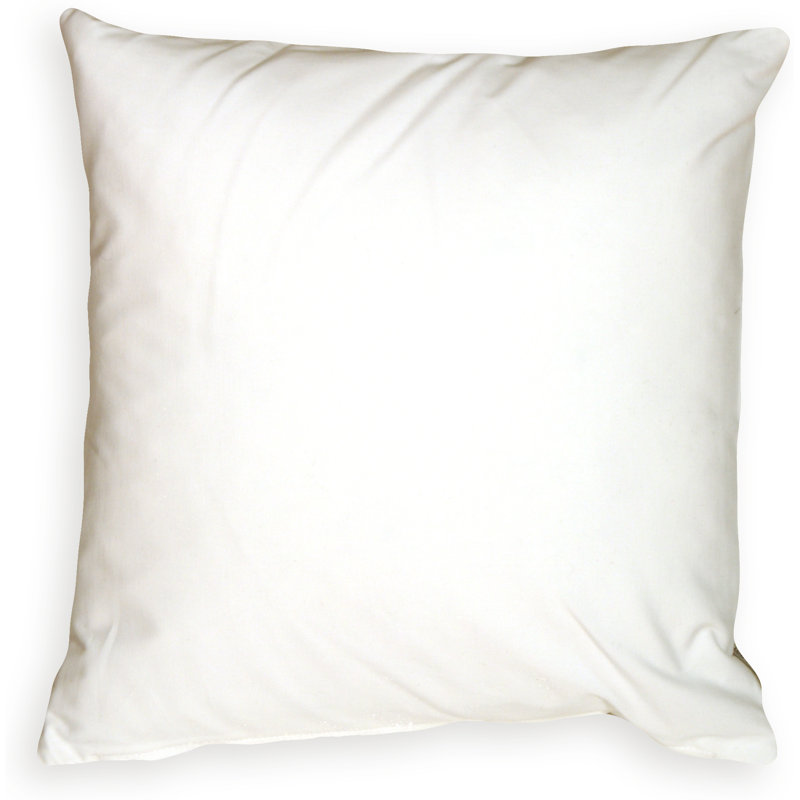 Caravan Throw Pillow, 20" H x 20" W x 6" D, White