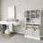 Tall Bathroom Cabinet with Two-Compartment Tilt-Out Dirty Laundry Cabinet, Dirty Laundry Basket