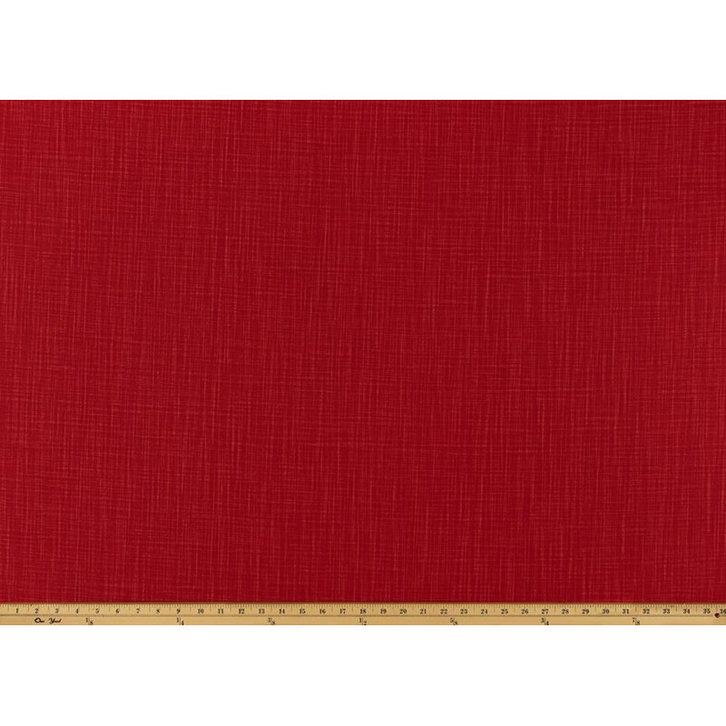 Rideau en coton rouge foncé, L 50 po x L 72 po