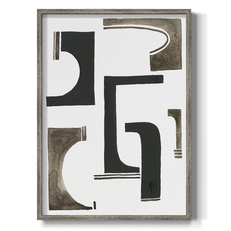 Midway I Framed Print - Solid Wood, 11" H x 9" W