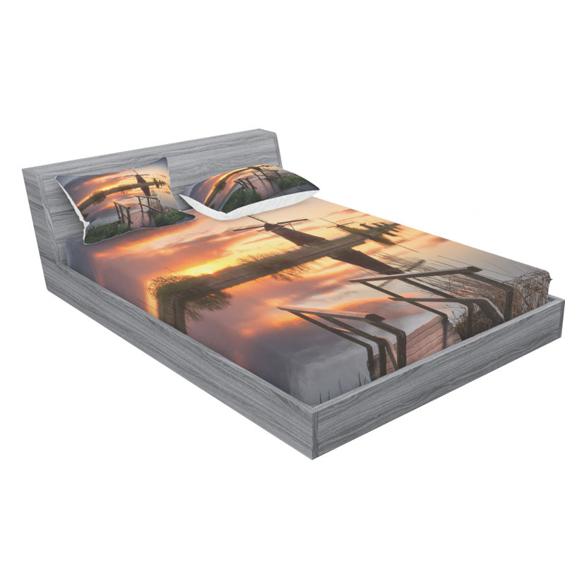 Microfiber Sheet Set, Full Sheet Set with Fitted Sheet