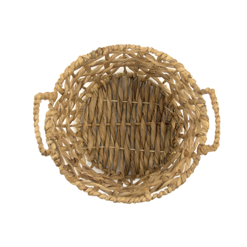 Decorative Basket, 9.5" H x 11.5" W x 11.5" D