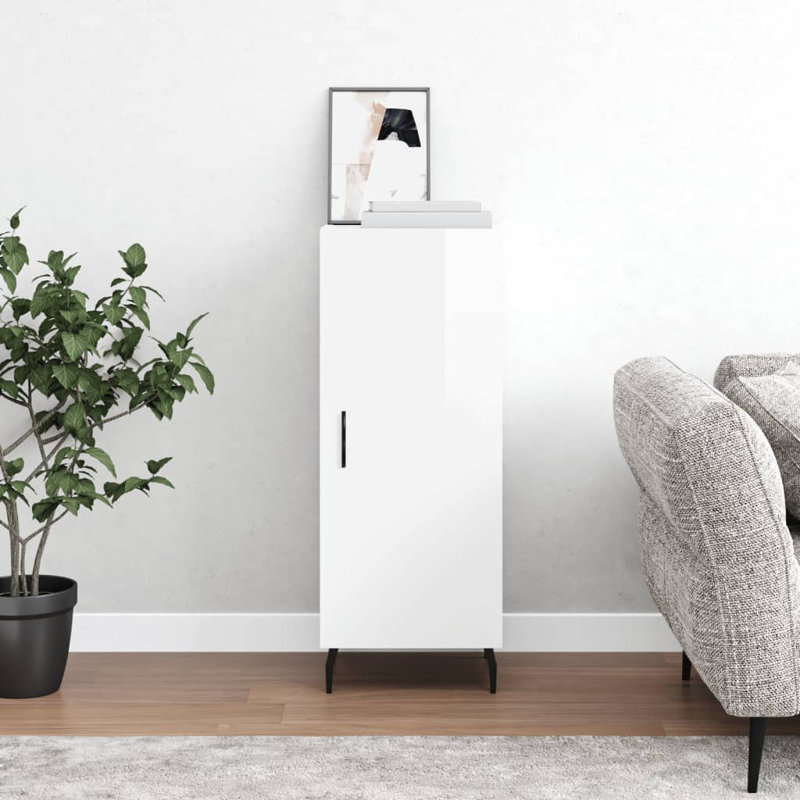 Merridith 34.5cm Sideboard, High Gloss White