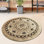 Tapis de bain de qualité supérieure, diamètre de 39,4 pouces, 100% polyester, antiallergique, anti-poussière et antitache, surface antidérapante | Lavable à la machine à 86 ° F, 700 g / m² | Doux et durable pour la sécurité et le confort de la salle de bain