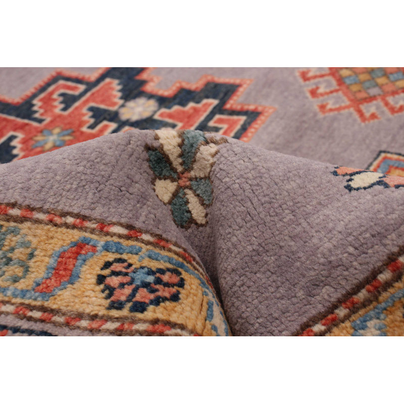 Uzbek Ghazni Grey Rug 4'0" x 5'10"