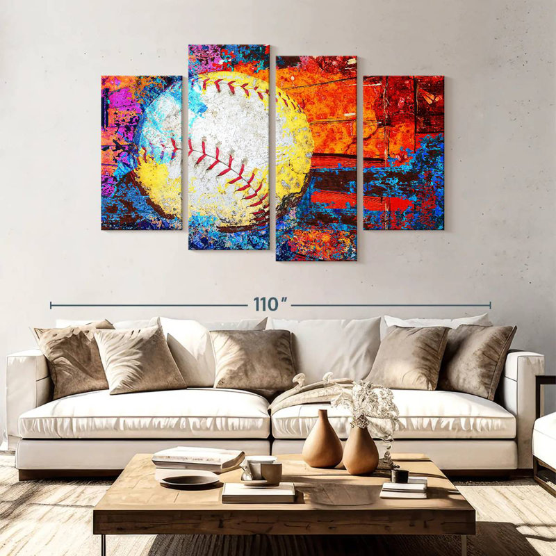 Sireci Baseball Energy, 54" H x 84" W