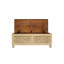 Solid Wood Storage Bench