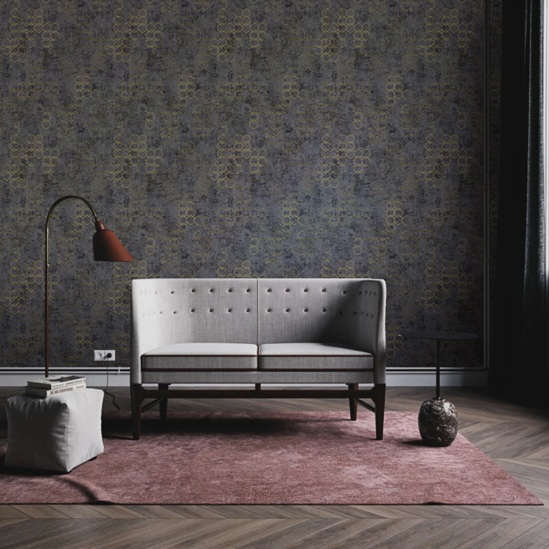 Ilirian Non-Pasted Geometric Wallpaper Roll