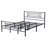 39.3" Bed Frame with Dual Center Support-1745993125