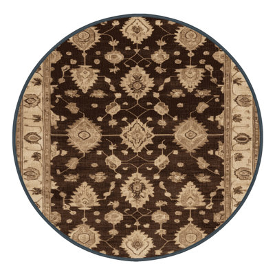 Tapis brun lavable à la machine