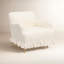Elle Ruffle Slipcover Armchair-705559984