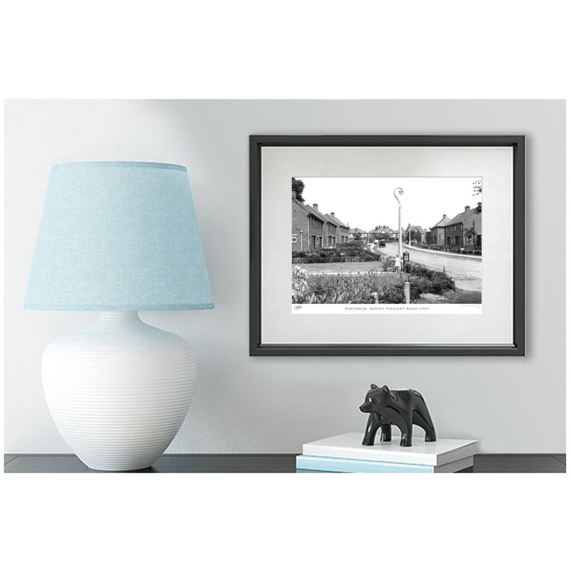Davenham, Mount Pleasant Road C1955 by Francis Frith - Single Picture Frame Print, 45cm H x 60cm W x 2.3cm D