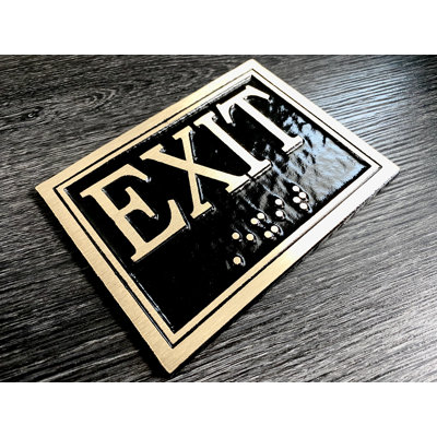 Contemporary Exit Sign