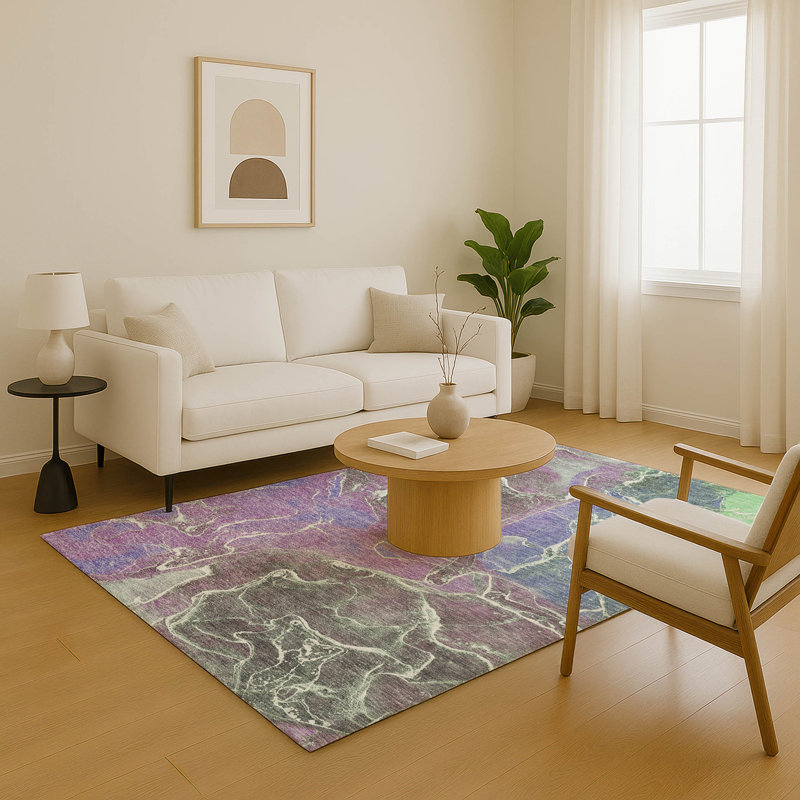 Premium Machine Washable Verlin AMF1782 Contemporary Rug, Rectangle 2'6" x 3'10"