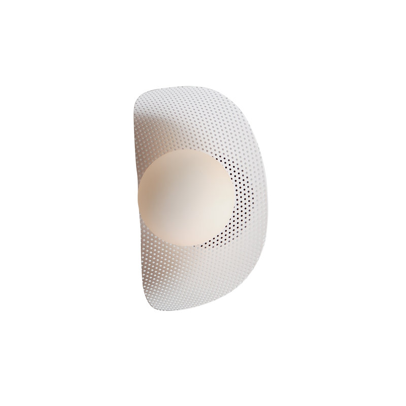 Chips 1 - Light Flush Mounted Sconce, Matte White